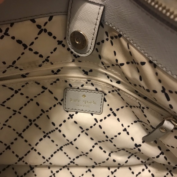 KateSpade grey crossbody with detachable strap - Picture 4 of 8